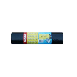 Szemeteszsák 160 liter 80 x 120 cm 10 db/tekercs fekete