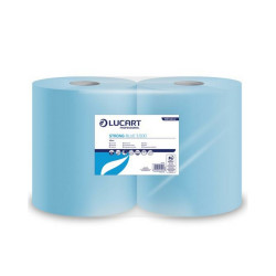 Ipari törlő 3 rétegű átmérő: 25 cm 500 lap/tekercs cellulóz kék 2 tekercs/karton Strong Blue 3.500 Lucart_851323J Iroda üzemeltetés, munkavédelem Lucart