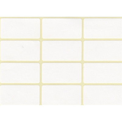 Etikett címke, 20x38mm, 5 lap, 12 címke/lap