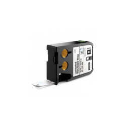 Feliratozógép szalag Dymo XTL 1868704 21mmx21mm, ORIGINAL, poliészter, fehér/fekete Irodatechnika, kellékei Dymo