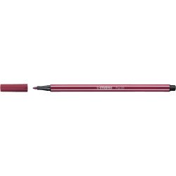 Rostirón, filctoll 1mm, M STABILO Pen 68 bordó Filctoll Stabilo