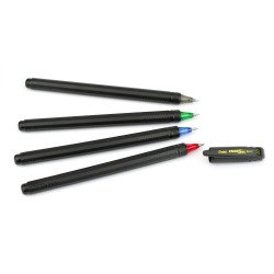 Rollertoll 0,35mm, kupakos, fekete műanyag test, Pentel Energel BL417-A, írásszín fekete