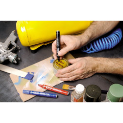 Alkoholos marker, 2mm, vastag vágott hegyű Pentel N60, 4db-os készlet, PenTools