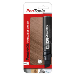 Alkoholos marker, 8-15,4 mm, vágott hegyű Pentel N50XL fekete PenTools Író- irodaszer, papíráru Pentel