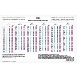 TB számfejtési naptár A.3516-38/2025 Író- irodaszer, papíráru Nyomell