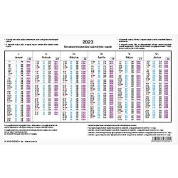 TB számfejtési naptár A.3516-38/2025 Író- irodaszer, papíráru Nyomell