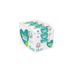 Nedves törlőkendő 12 x 52 lap/doboz Pampers Sensitive Iroda üzemeltetés, munkavédelem Egyéb