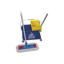 Takarítókocsi műanyag osztott vödrös 20 literes 40 cm-es szettel (mopváz, huzat, nyél) Iroda üzemeltetés, munkavédelem Egyéb