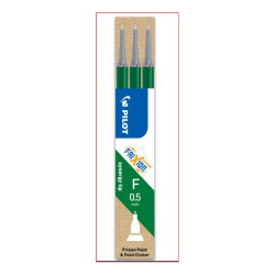 Rollertoll betét golyóméret 0,5mm, 3 db/csom Pilot Frixion Ball, írásszín zöld Író- irodaszer, papíráru Pilot