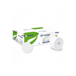 Toalettpapír 2 rétegű közületi átmérő: 19 cm 12 tekercs/csomag autocut 900 ID Eco Lucart_812178S fehér Iroda üzemeltetés, munkavédelem Lucart