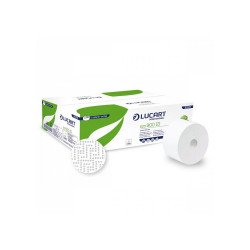 Toalettpapír 2 rétegű közületi átmérő: 19 cm 12 tekercs/csomag autocut 900 ID Eco Lucart_812178S fehér Iroda üzemeltetés, munkavédelem Lucart