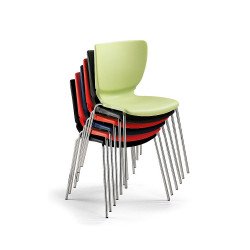 Várótermi szék Mono PC 1 ülőhelyes kék Iroda üzemeltetés, munkavédelem Antares