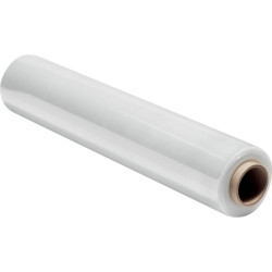 Strechfólia nyújtható 50cm, 1,6kg 23 micron kb. 150 méter, nettó fólia súly 1,2kg ÁTLÁTSZÓ Csomagoló fólia Egyéb