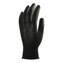 Védőkesztyű precíziós mártott tenyérrel fekete XL-es méret Guarder