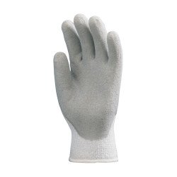 Védőkesztyű mártott latex bélelt XL-es méret szürke