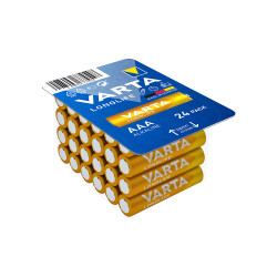 Elem AAA mikro LR03 Longlife BigBox 24 db/csomag, Varta Elem, akkumulátor, töltő Varta