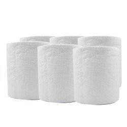 Kéztörlő 2 rétegű tekercses átmérő: 19 cm 6 tekercs/karton Millena fehérített