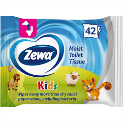 Toalettpapír nedves 42 lap/csomag Zewa Kids Iroda üzemeltetés, munkavédelem Zewa