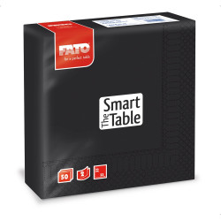 Szalvéta 2 rétegű 33 x 33 cm 50 lap/cs Fato Smart Table fekete_82622500 Iroda üzemeltetés, munkavédelem Fato