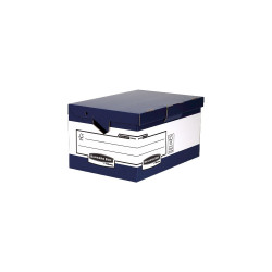 Archiváló konténer, csapófedeles Bankers Box byFellowes® 10 db/csomag, kék Archiválás Fellowes