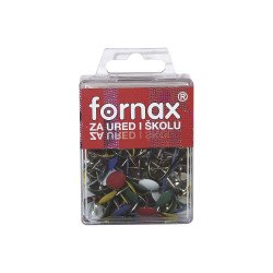 Rajzszeg BC-22 színes műanyag dobozban Fornax Irodatechnika, kellékei Fornax
