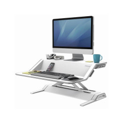 Munkaállomás ülő-álló, Fellowes® Lotus, fehér