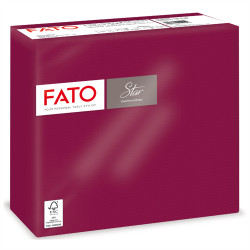 Szalvéta 2 rétegű 1/4 hajtású 38 x 38 cm 40 lap/csomag Star Fato_82990500 bordó