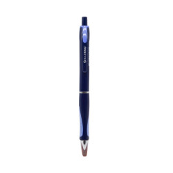 Golyóstoll nyomógombos Bluering® V5 kék test gumírozott fogó, írásszín kék Golyóstoll Bluering