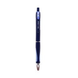 Golyóstoll nyomógombos Bluering® V5 kék test gumírozott fogó, írásszín kék Golyóstoll Bluering