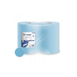 Ipari törlő 3 rétegű tekercses átmérő: 26 cm 500 lap/tekercs 2 tekercs/karton Skytech 3.500 XL Lucart_851283 kék Iroda üzemeltetés, munkavédelem Lucart