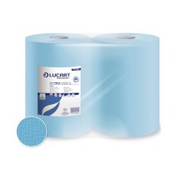 Ipari törlő 3 rétegű tekercses átmérő: 26 cm 500 lap/tekercs 2 tekercs/karton Skytech 3.500 XL Lucart_851283 kék