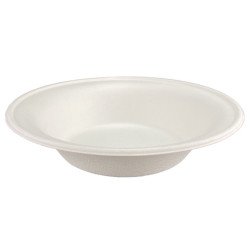 Tányér leveses 500 ml komposztálható cukornád 50 db/csomag Asztali kiegészítők, kellékek Egyéb
