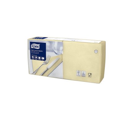 Szalvéta 3 rétegű 1/4 hajtású 32,8 x 32,5 cm 150 lap/csomag Advanced Soft Lunch Tork_477868 pezsgő