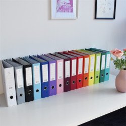 Iratrendező A4, 7,5cm,lapraszerelt, Bluering® Smart lila