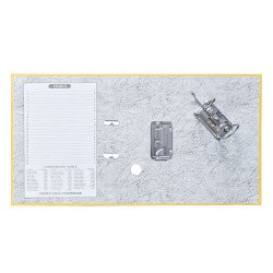 Iratrendező A4, 5cm,lapraszerelt, Bluering® Smart sárga Iratrendező Bluering