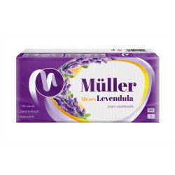 Papírzsebkendő 3 rétegű 100 db/csomag mézes levendula Iroda üzemeltetés, munkavédelem Müller