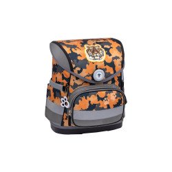 Iskolatáska ergonómiai, fiús, Compact, 405-41/AG, Belmil, Orange Camouflage Gyermektáska, tornazsák Belmil