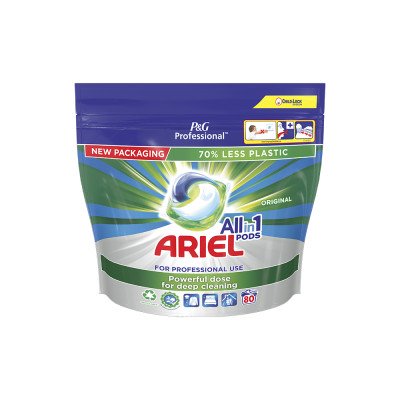 Mosókapszula 80 db/doboz Ariel Professional Original fehér ruhákhoz