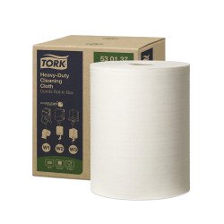 Ipari törlő tekercses nagyteljesítményű kombi 106 m/tek 1 tek/doboz W1/W2/W3 TORK_530137 fehér Iroda üzemeltetés, munkavédelem Tork
