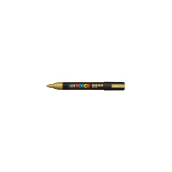 Dekormarker 1,8-2,5mm, Uni Posca PC-5M arany Dekormarker Uni