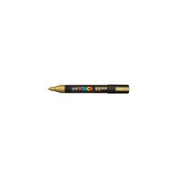 Dekormarker 1,8-2,5mm, Uni Posca PC-5M arany Dekormarker Uni