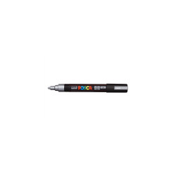 Dekormarker 1,8-2,5mm, Uni Posca PC-5M ezüst Dekormarker Uni