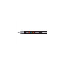 Dekormarker 1,8-2,5mm, Uni Posca PC-5M ezüst Dekormarker Uni