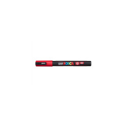 Dekormarker 0,9-1,3mm, Uni Posca PC-3M piros Dekormarker Uni
