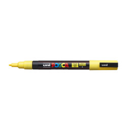 Dekormarker 0,9-1,3mm, Uni Posca PC-3M sárga