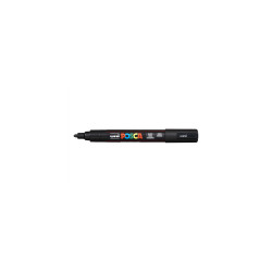 Dekormarker 1,8-2,5mm, Uni Posca PC-5M fekete Dekormarker Uni