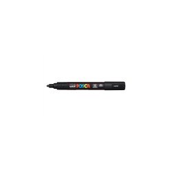 Dekormarker 1,8-2,5mm, Uni Posca PC-5M fekete Dekormarker Uni