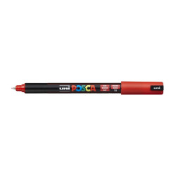 Dekormarker 0,7-1mm, Uni, Posca PC-1MR piros Dekormarker Uni