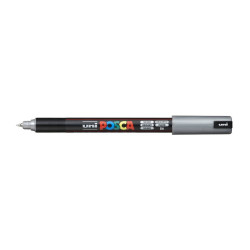 Dekormarker 0,7-1mm, Uni, Posca PC-1MR ezüst Dekormarker Uni