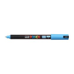 Dekormarker 0,7-1mm, Uni, Posca PC-1MR világoskék Dekormarker Uni